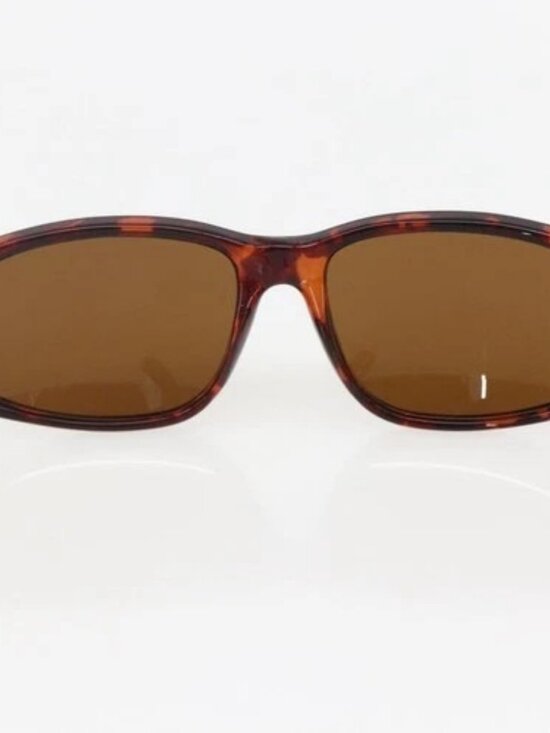 CHANEL Sunglasses plastic Brown CC Auth 159076